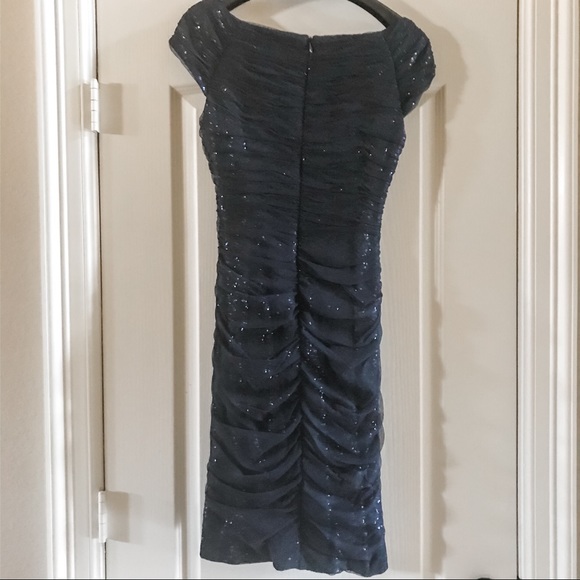 🌹 BOGO 1/2 OFF! Navy sequin Ralph Lauren dress - Picture 3 of 5